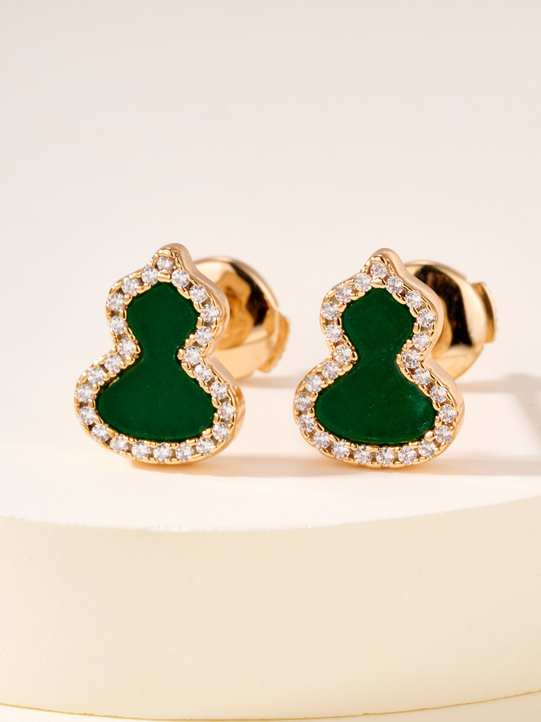 shell Stud Earrings for women - alternate angle view 3