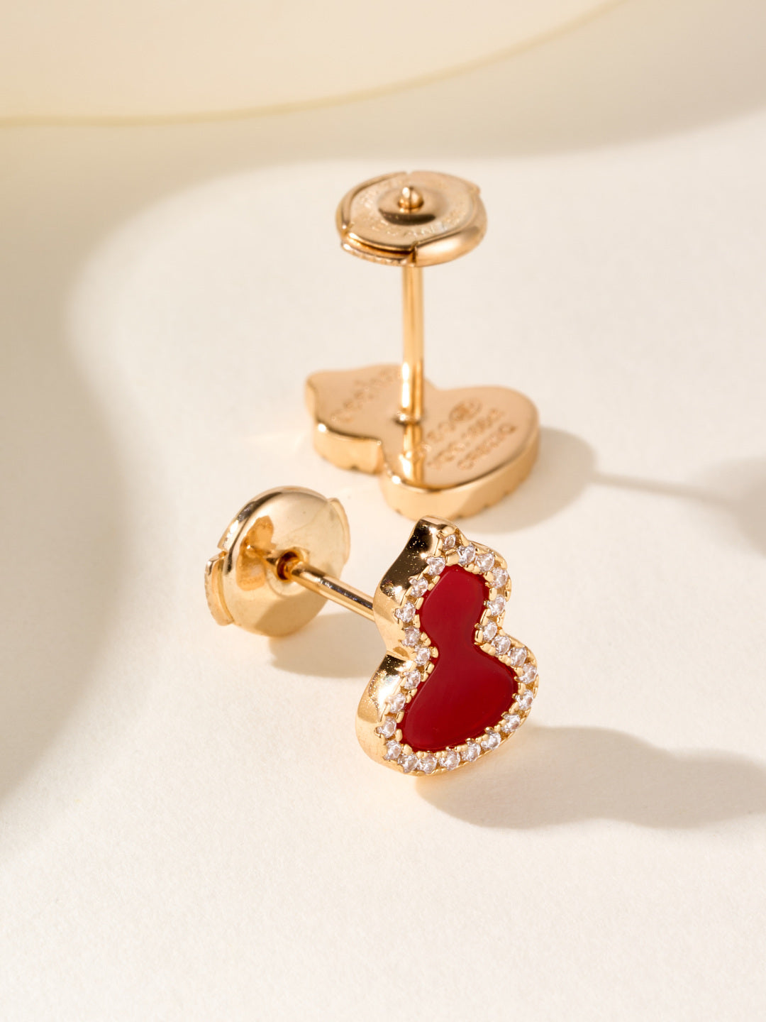 shell Stud Earrings for women - alternate angle view 10