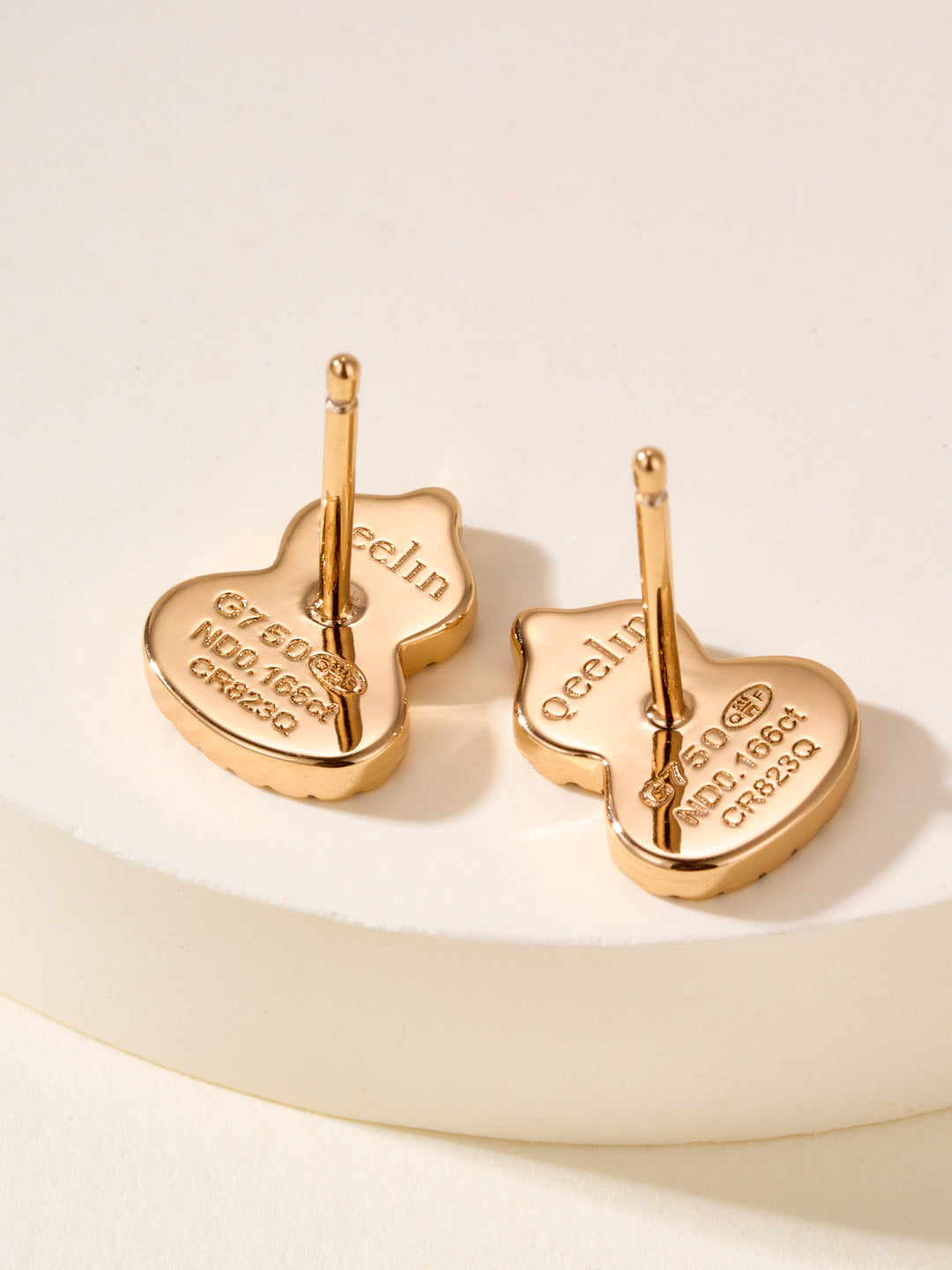 shell Stud Earrings for women - alternate angle view 12