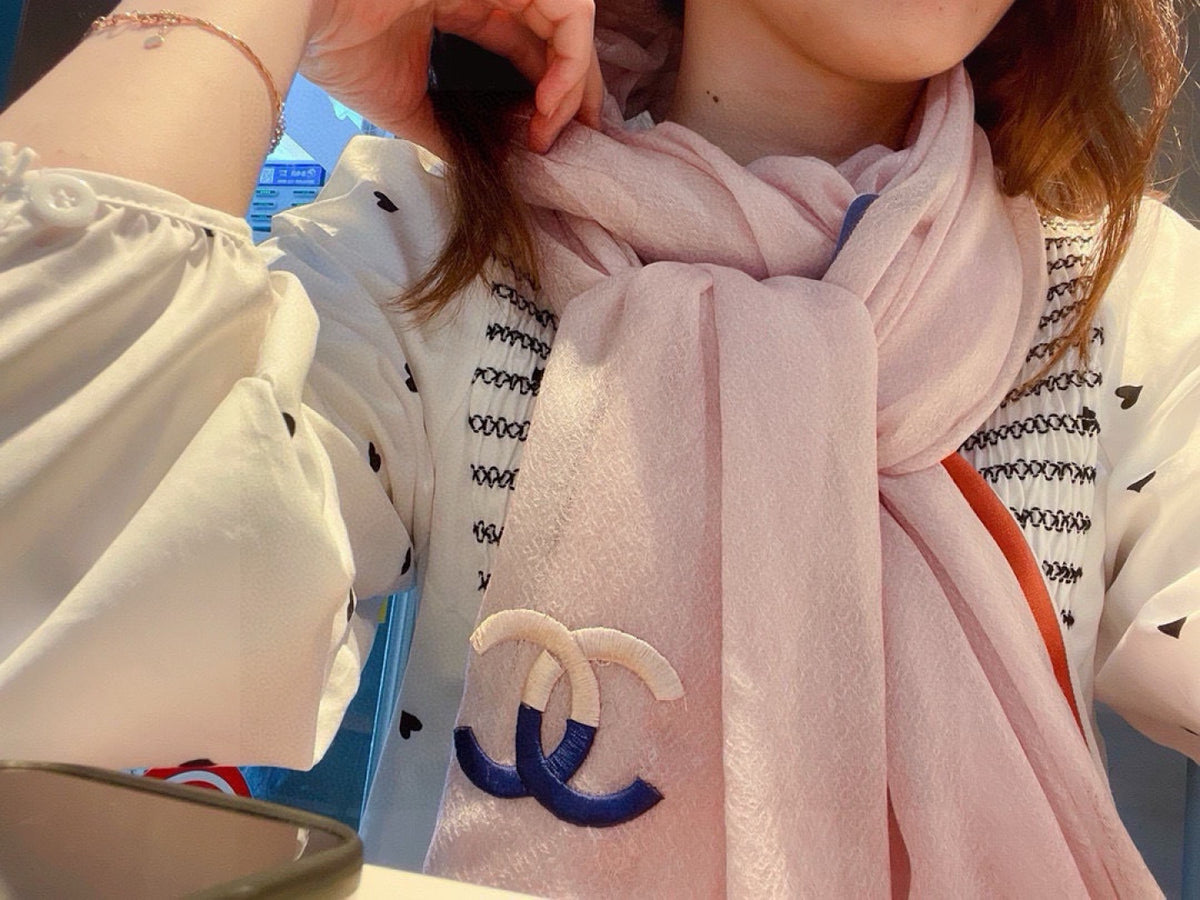 velvet elegant Scarf for women - product detail view