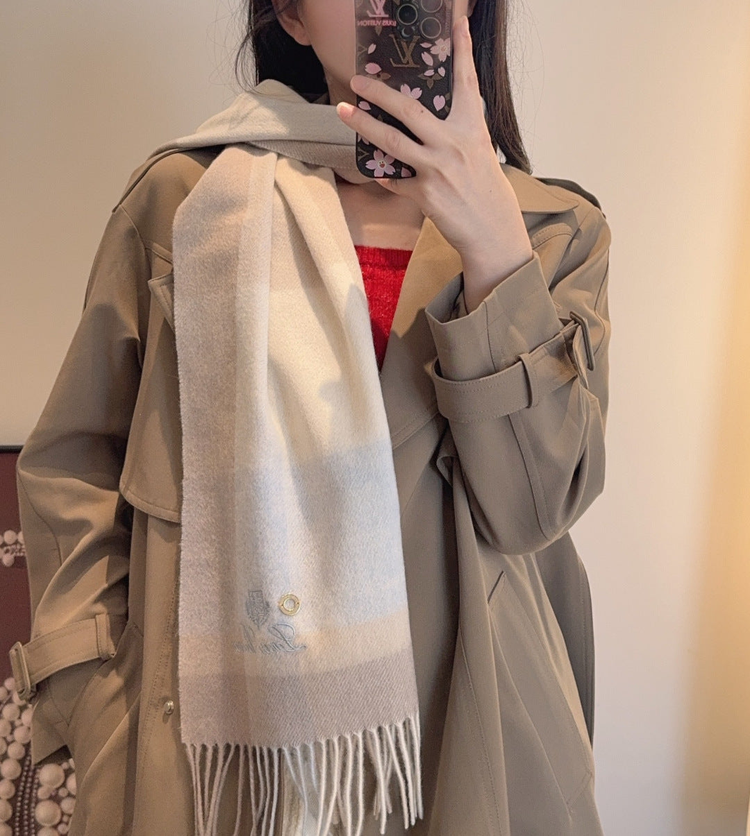 velvet luxury Shawl for women - product detail view