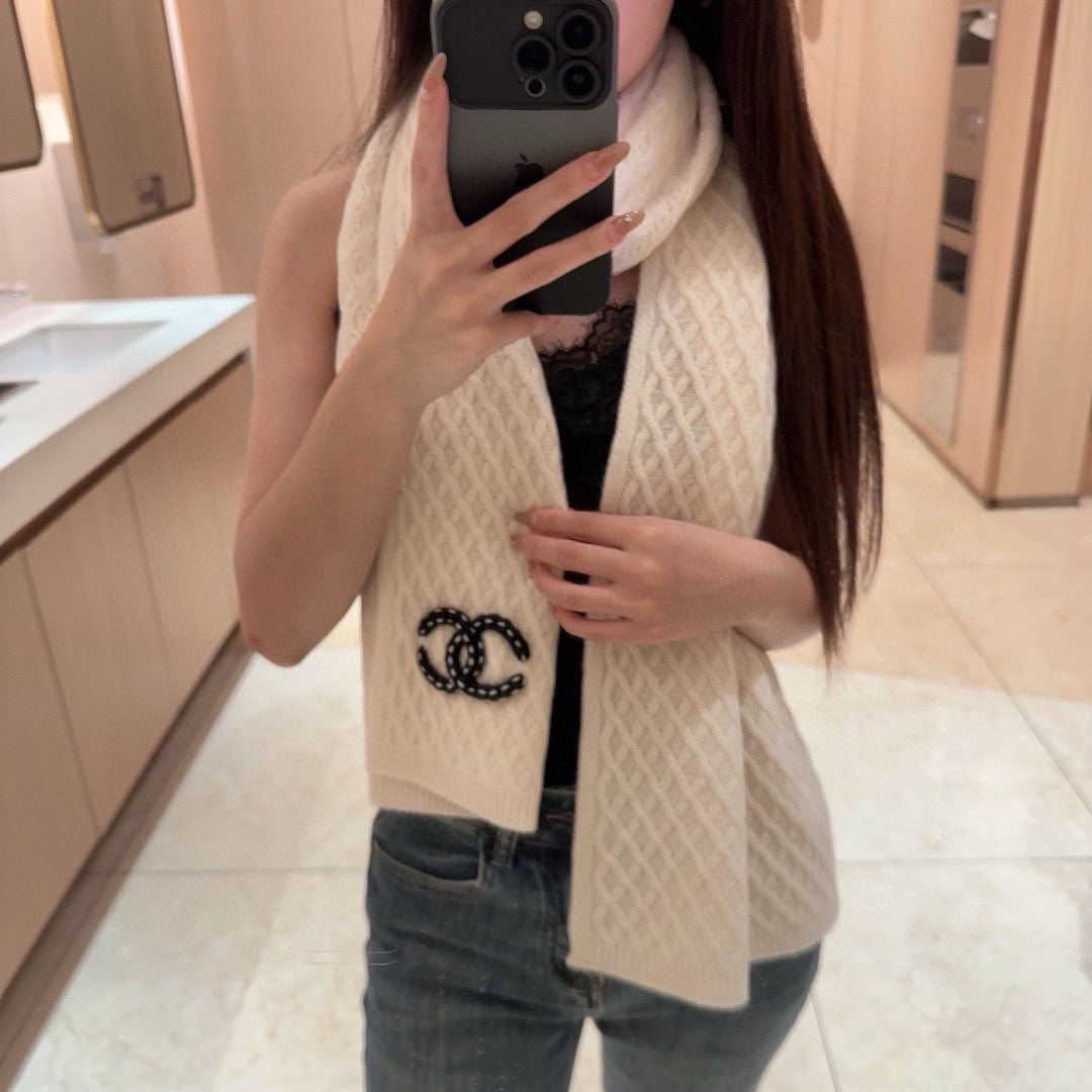 velvet elegant Scarf for women - alternate angle view 2