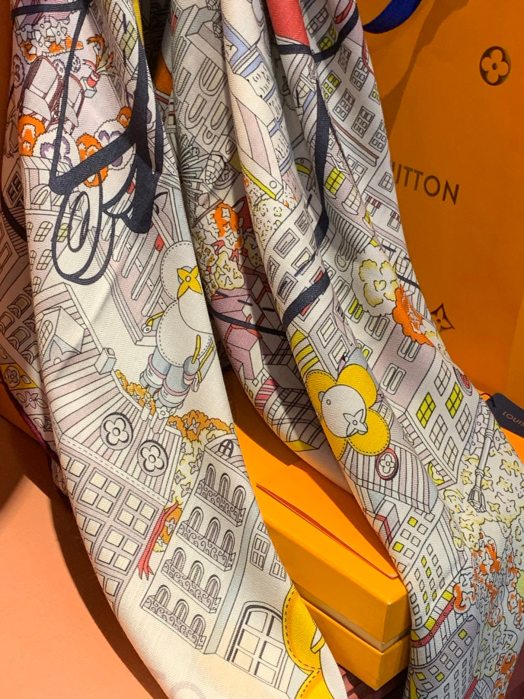 velvet luxury Scarf for women - alternate angle view 5