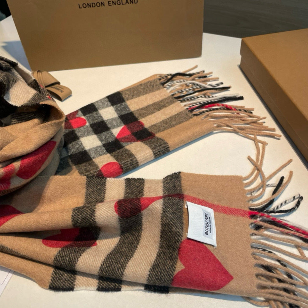 velvet heart Scarf for men - alternate angle view 7