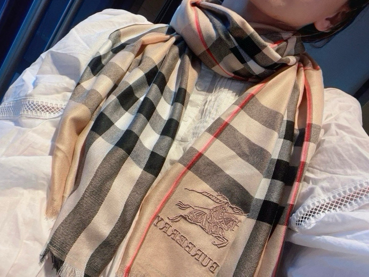 velvet elegant Scarf for women - product detail view