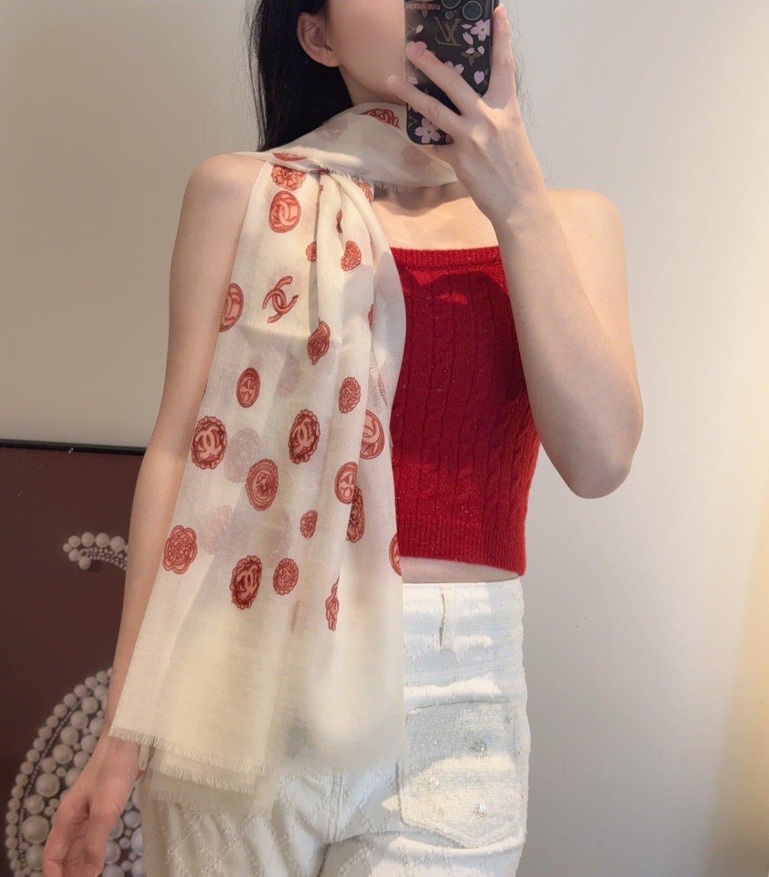 velvet floral Shawl for women - product detail view