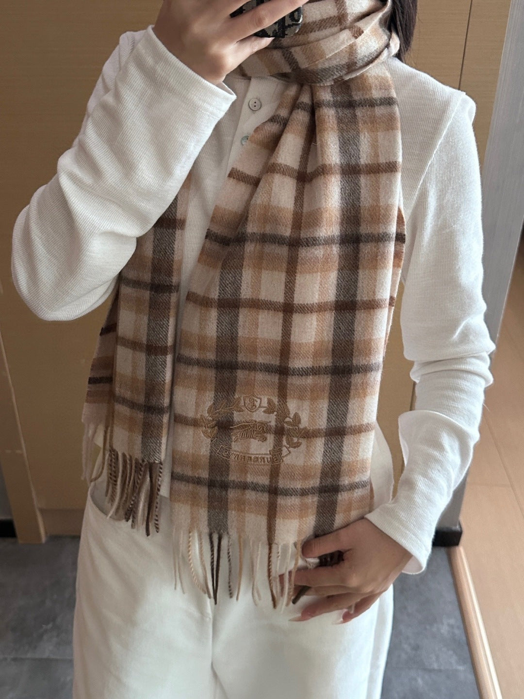stylish Scarf for men - alternate angle view 2
