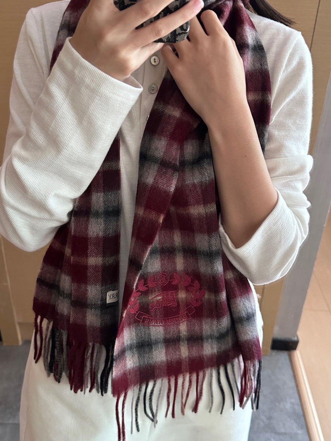 stylish Scarf for men - alternate angle view 2