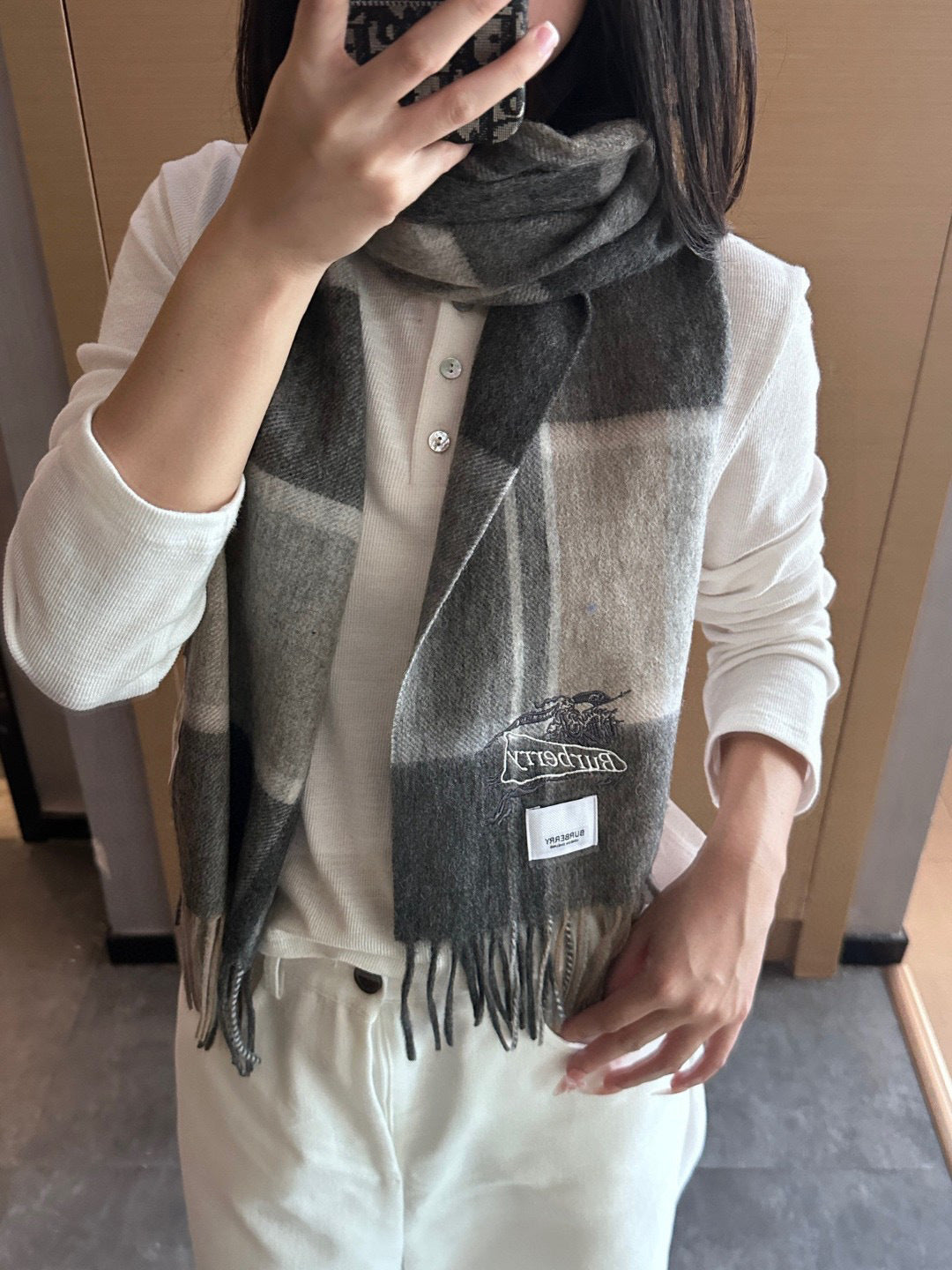 stylish Scarf for men - alternate angle view 2