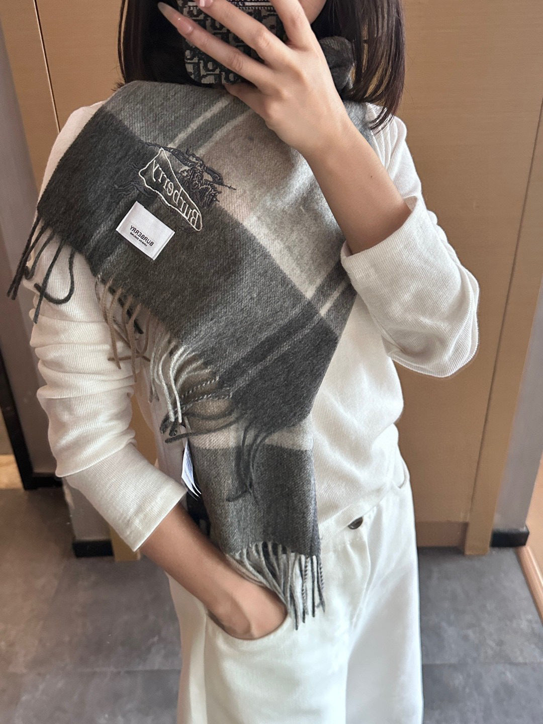 stylish Scarf for men - alternate angle view 3