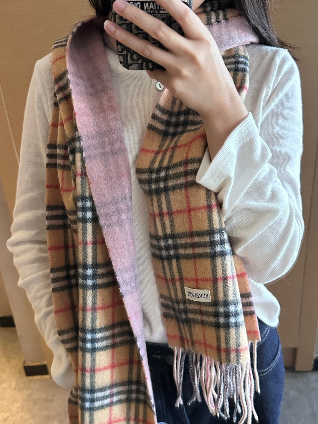 velvet Scarf for women - product detail view