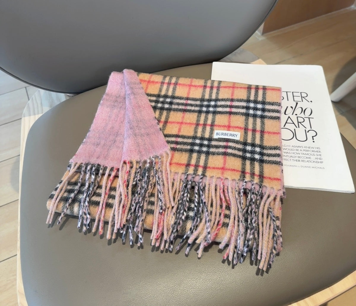 velvet Scarf for women - alternate angle view 6
