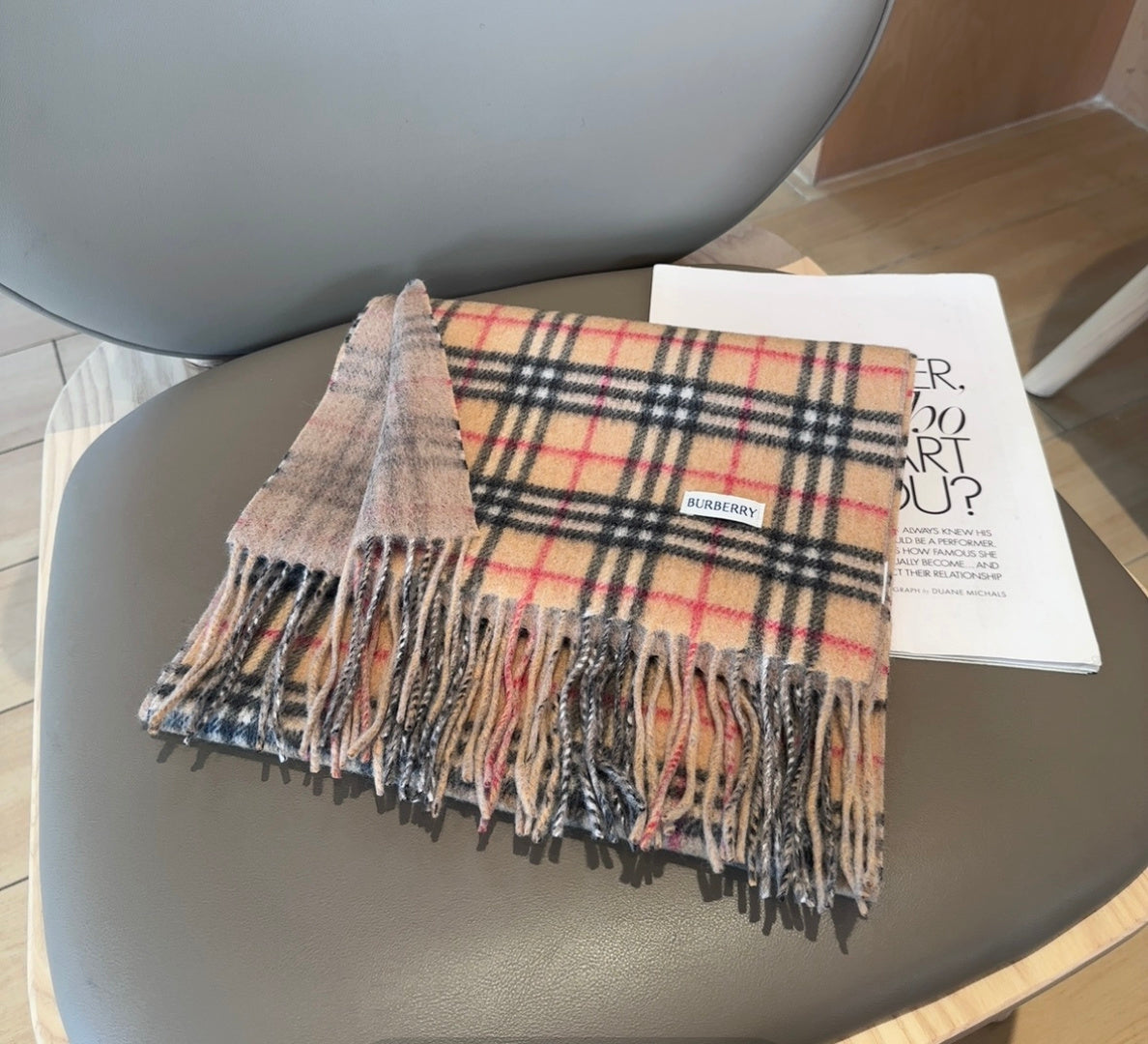 velvet Scarf for women - alternate angle view 6