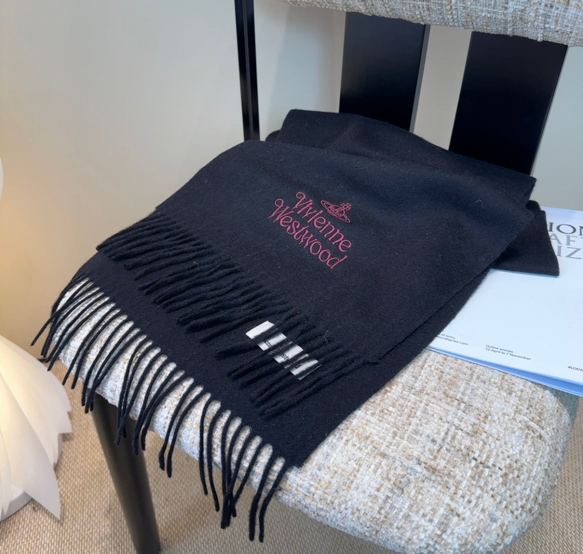 velvet luxury Scarf for women - alternate angle view 7