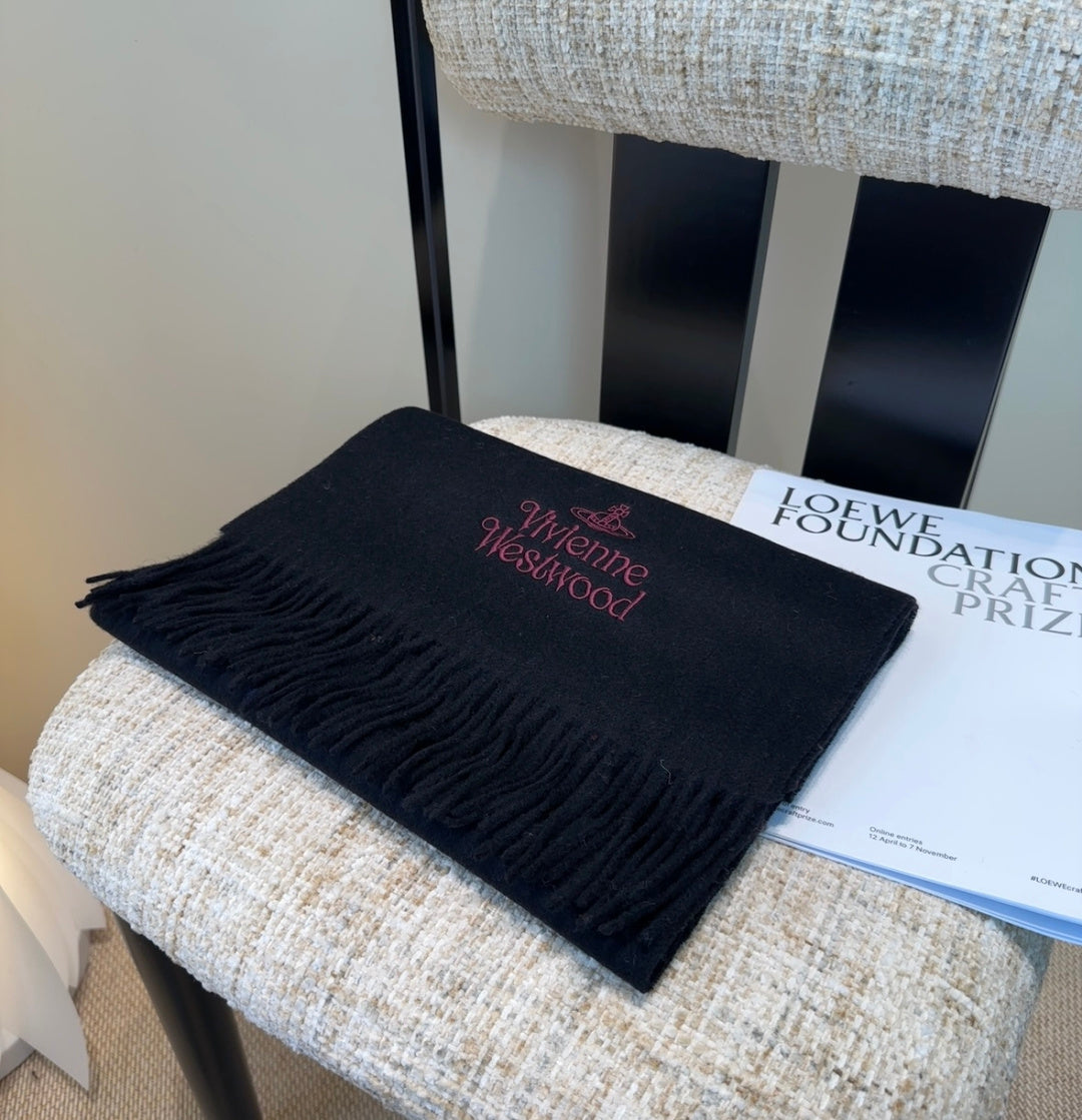 velvet luxury Scarf for women - alternate angle view 5