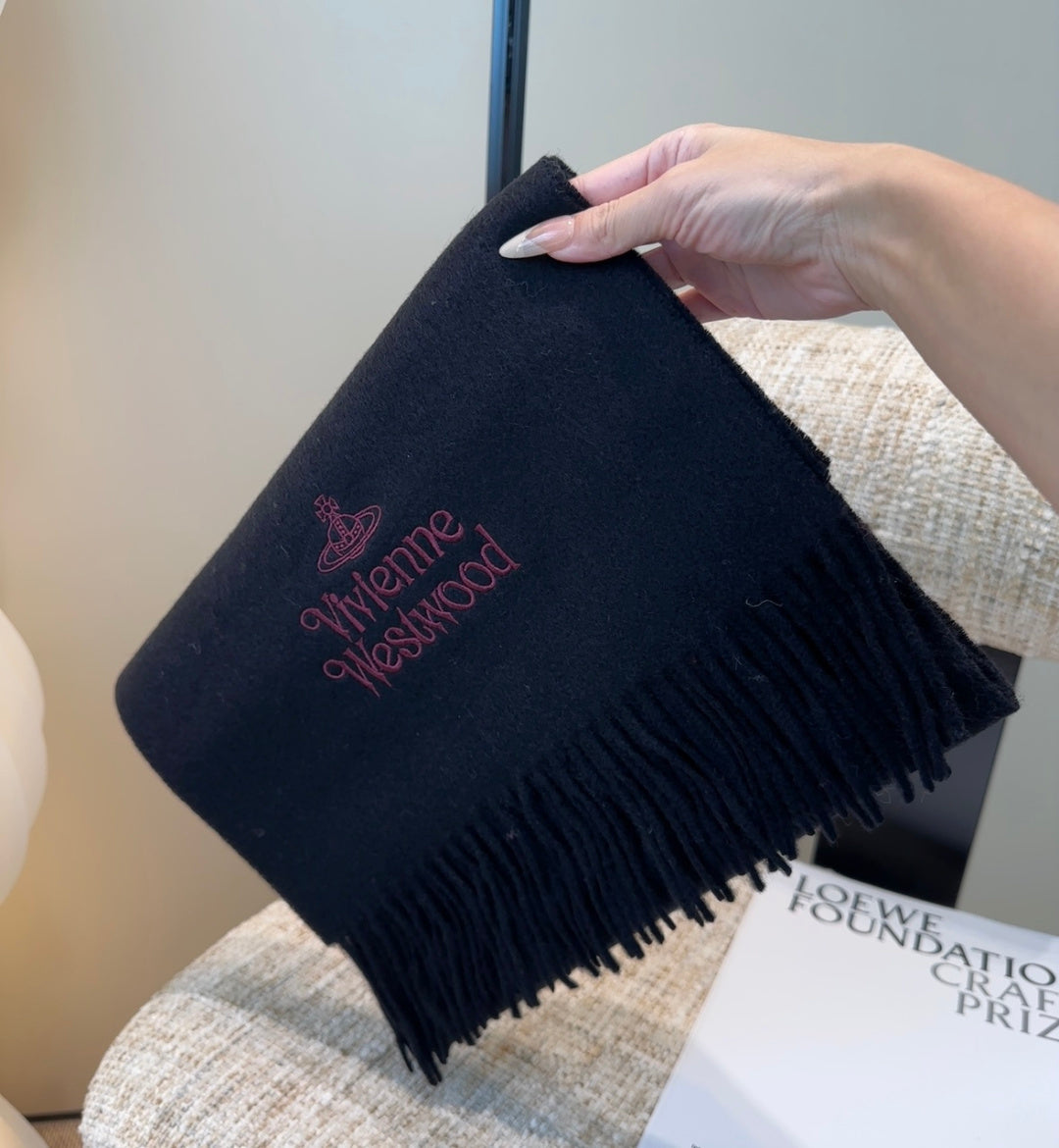 velvet luxury Scarf for women - alternate angle view 6