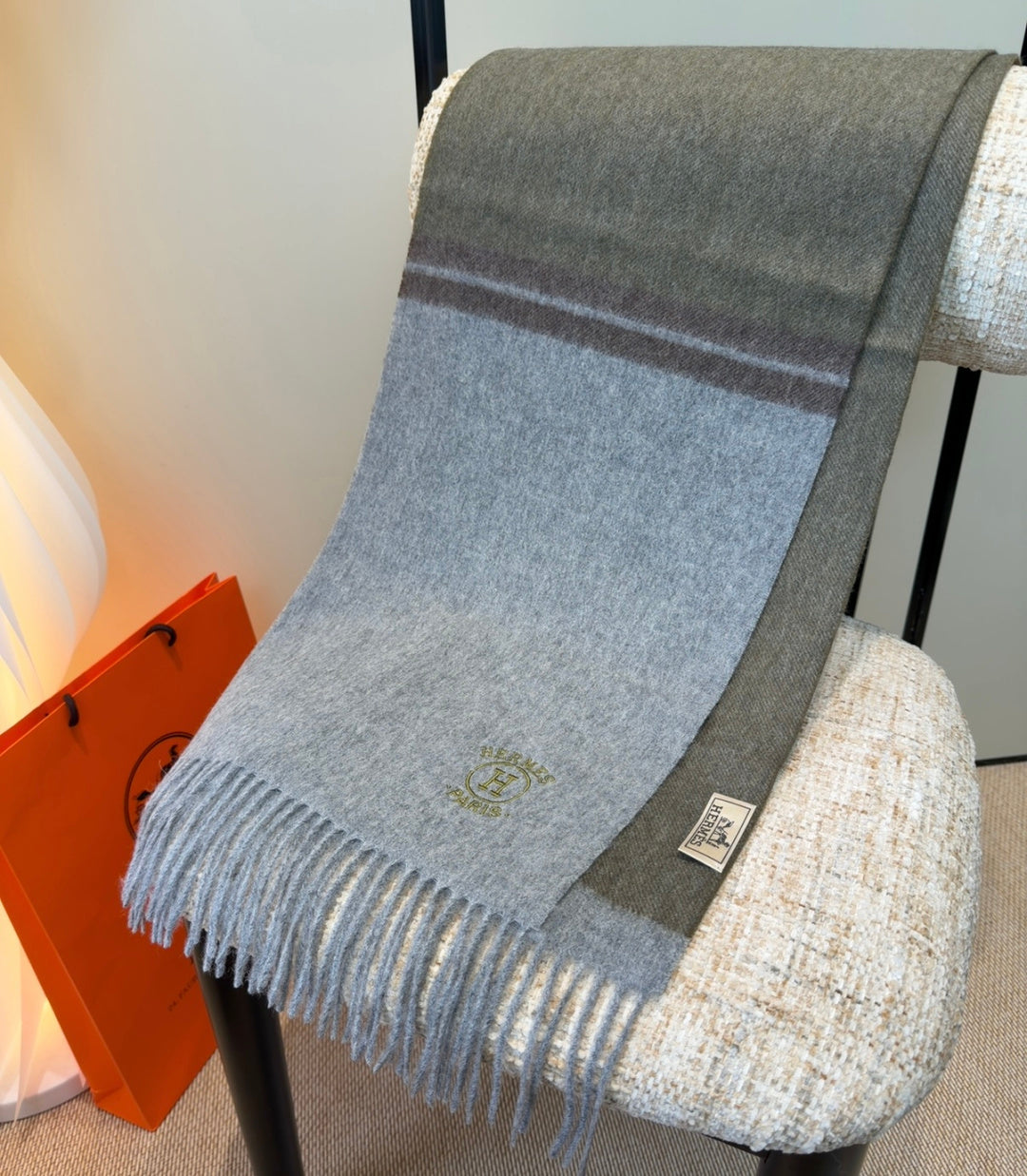 elegant Scarf for unisex couple - alternate angle view 9