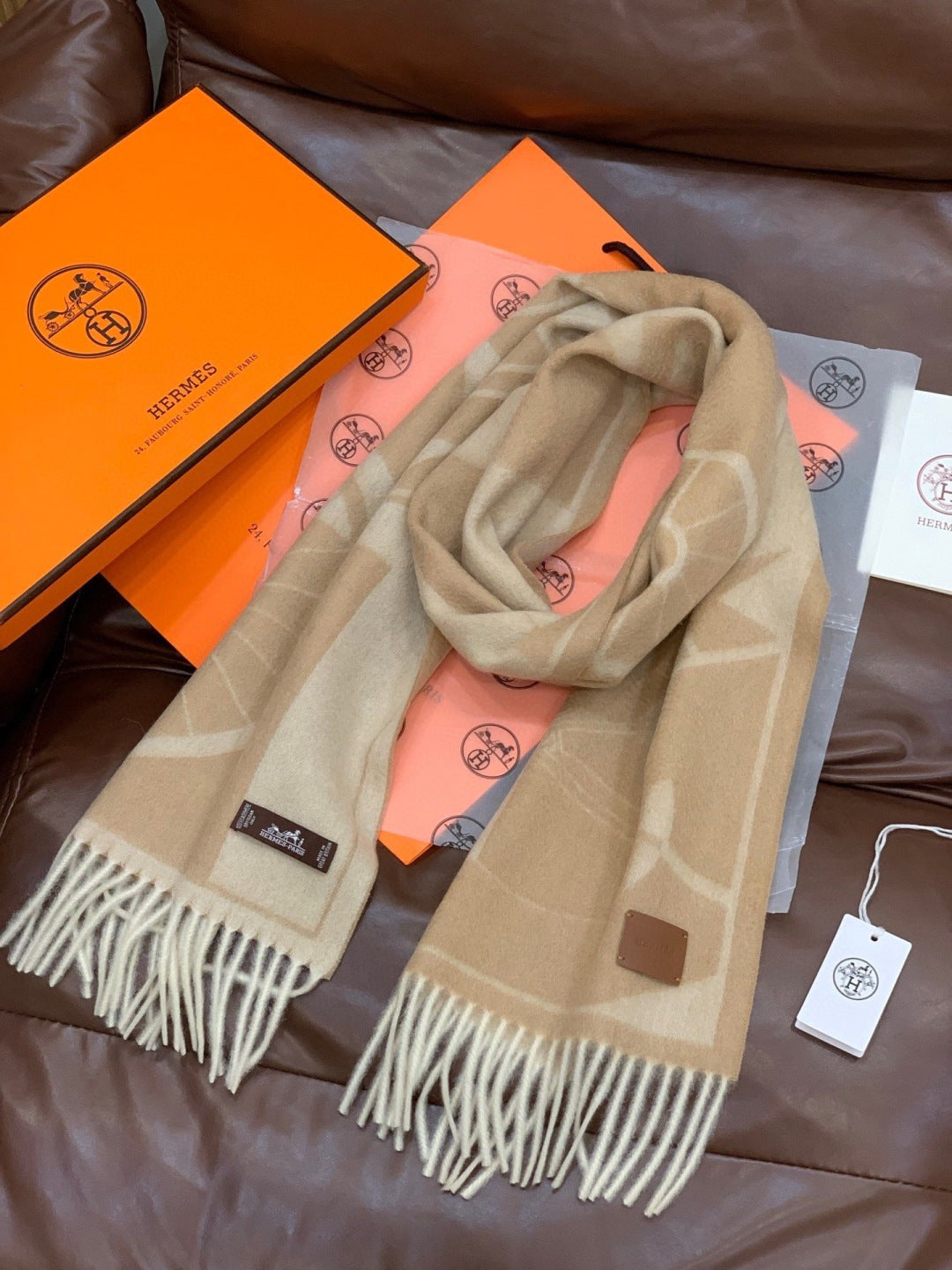velvet luxury Scarf for men - alternate angle view 7