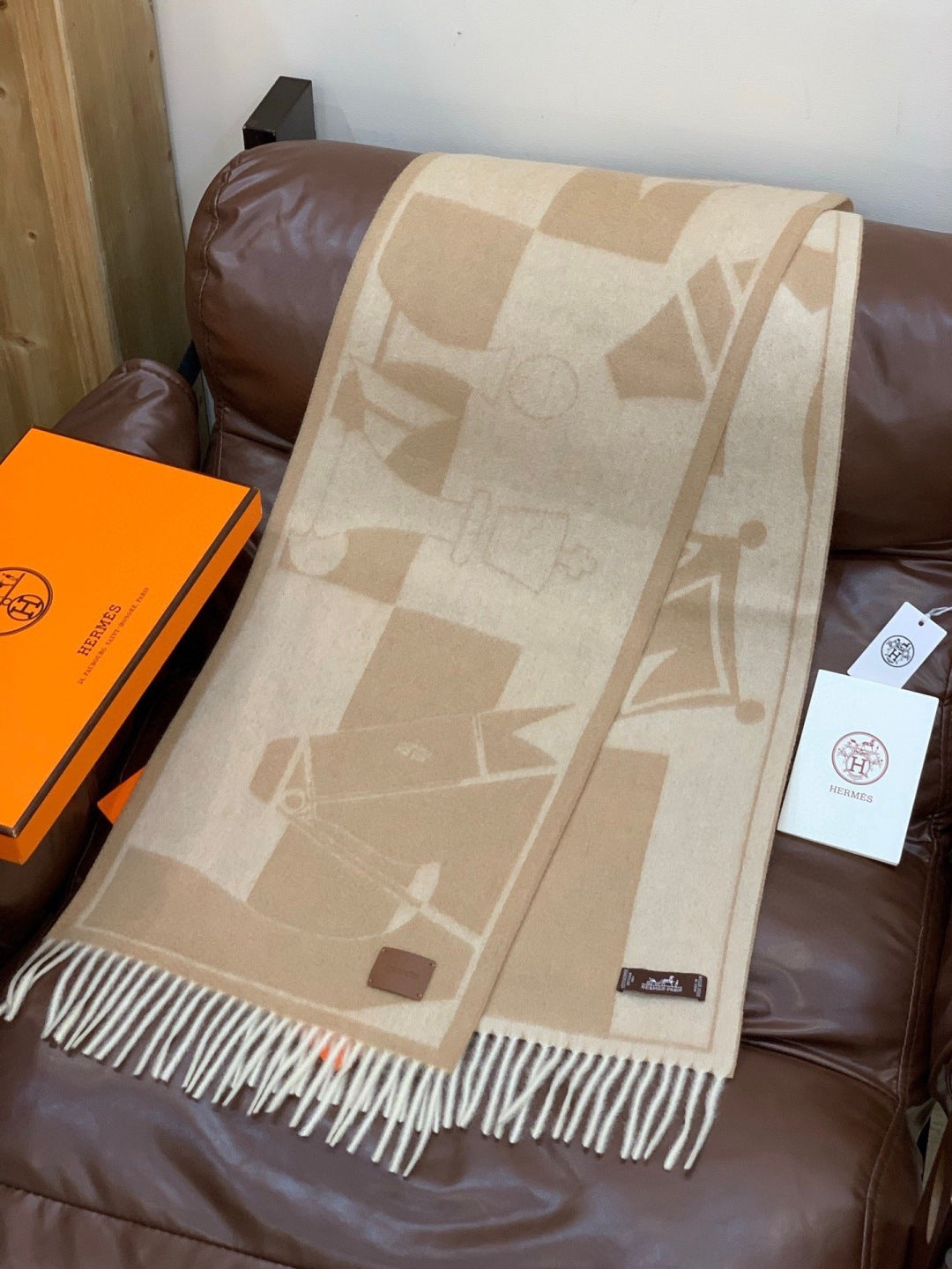 velvet luxury Scarf for men - alternate angle view 5
