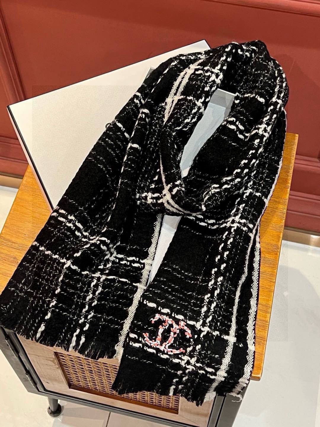 gold velvet double c Shawl for women - alternate angle view 7