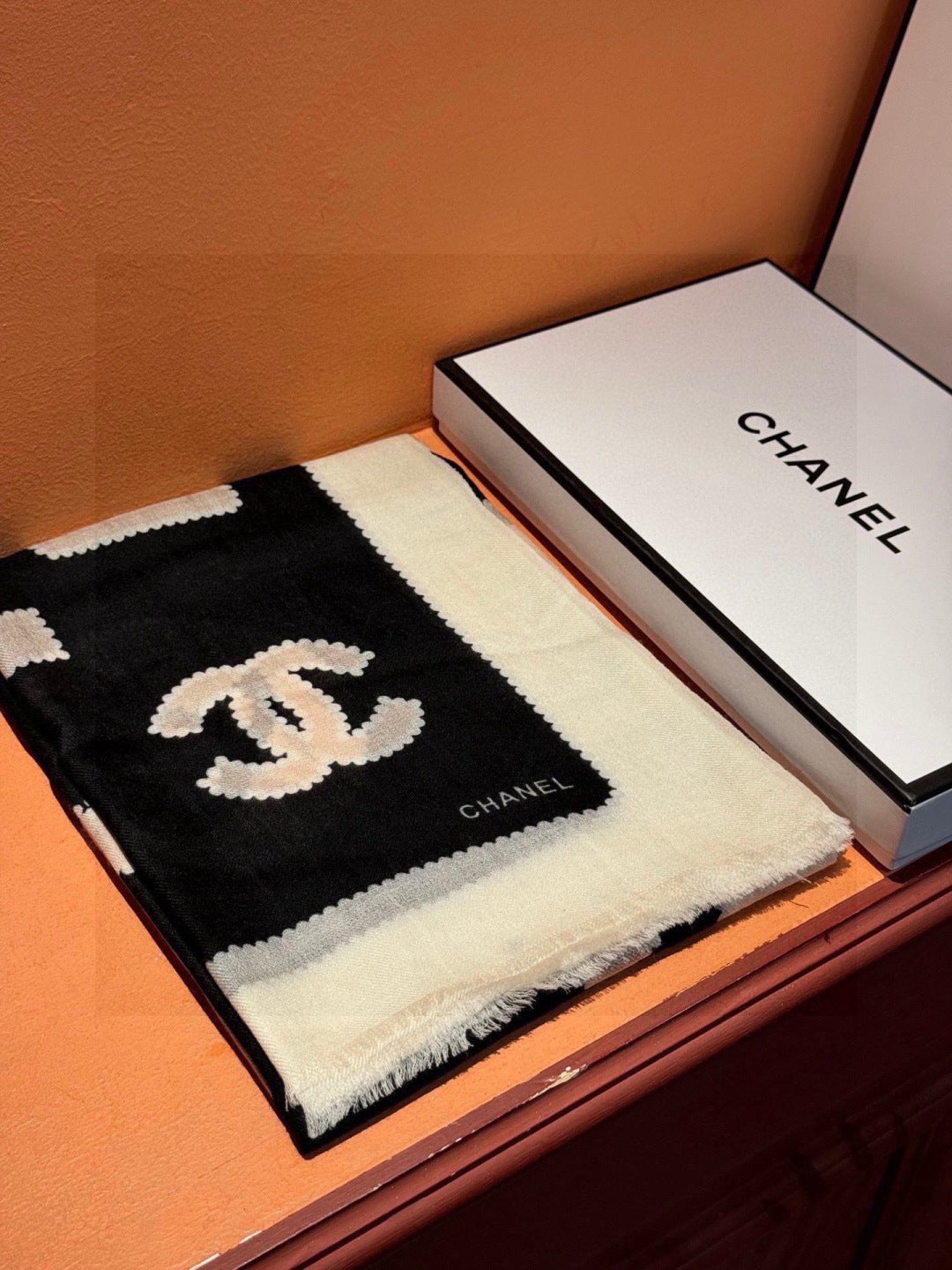 velvet elegant Scarf for women - alternate angle view 4