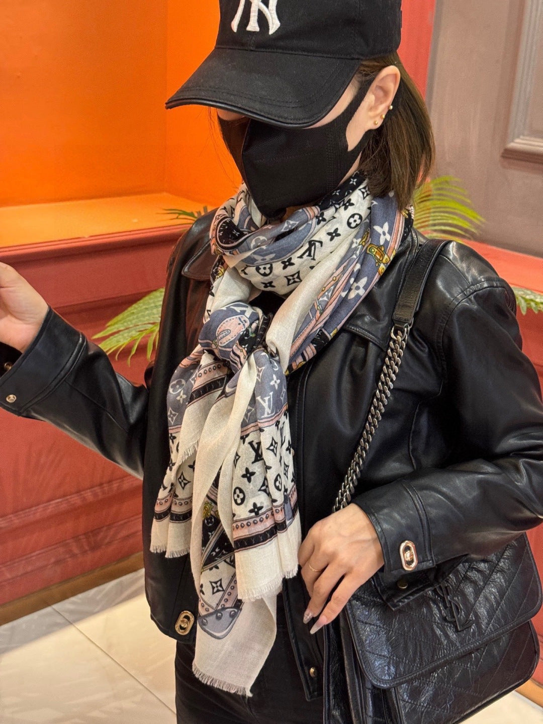 velvet fashion accessory for women - alternate angle view 2