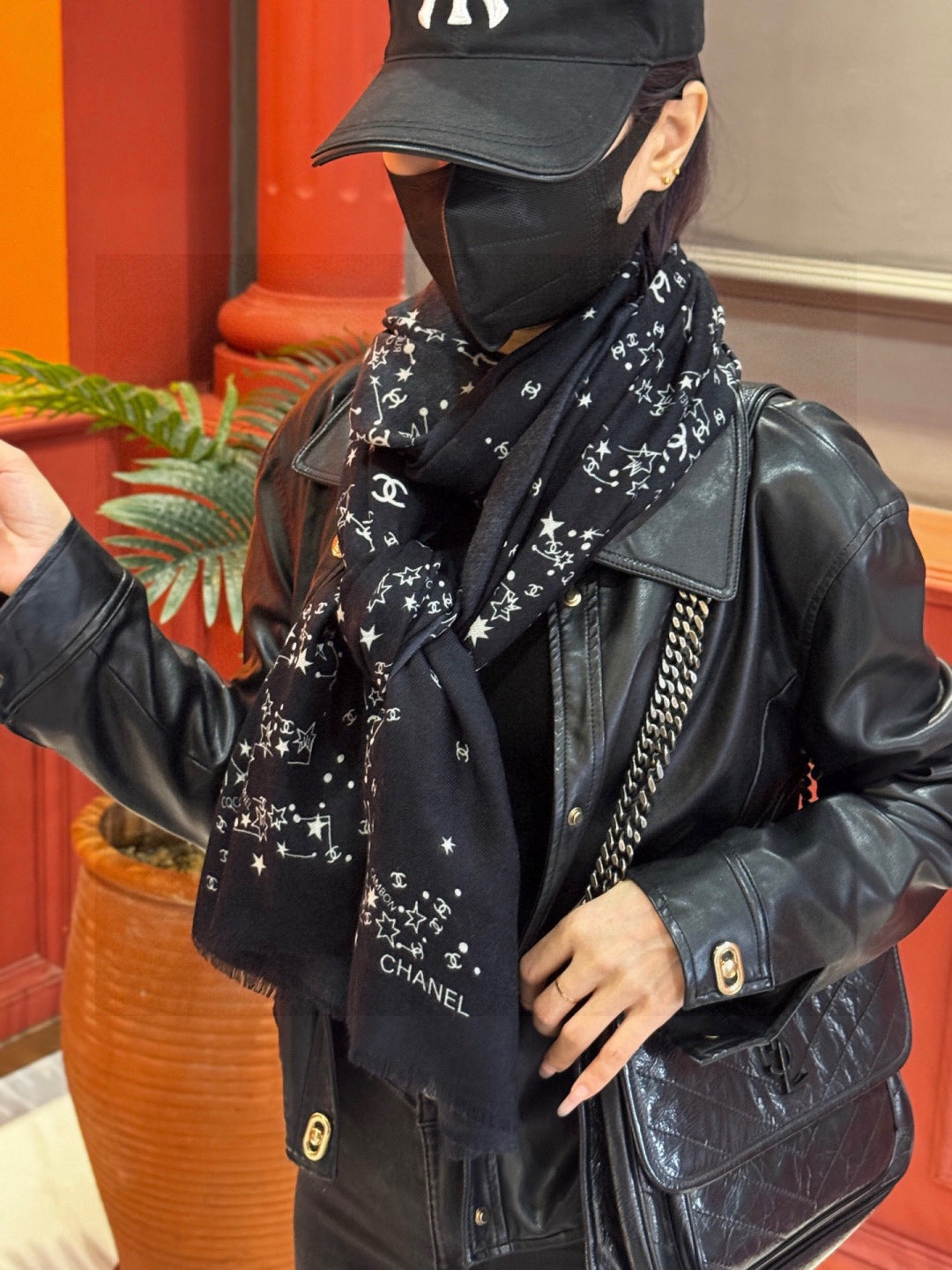 rose velvet fashion accessory for women - alternate angle view 2