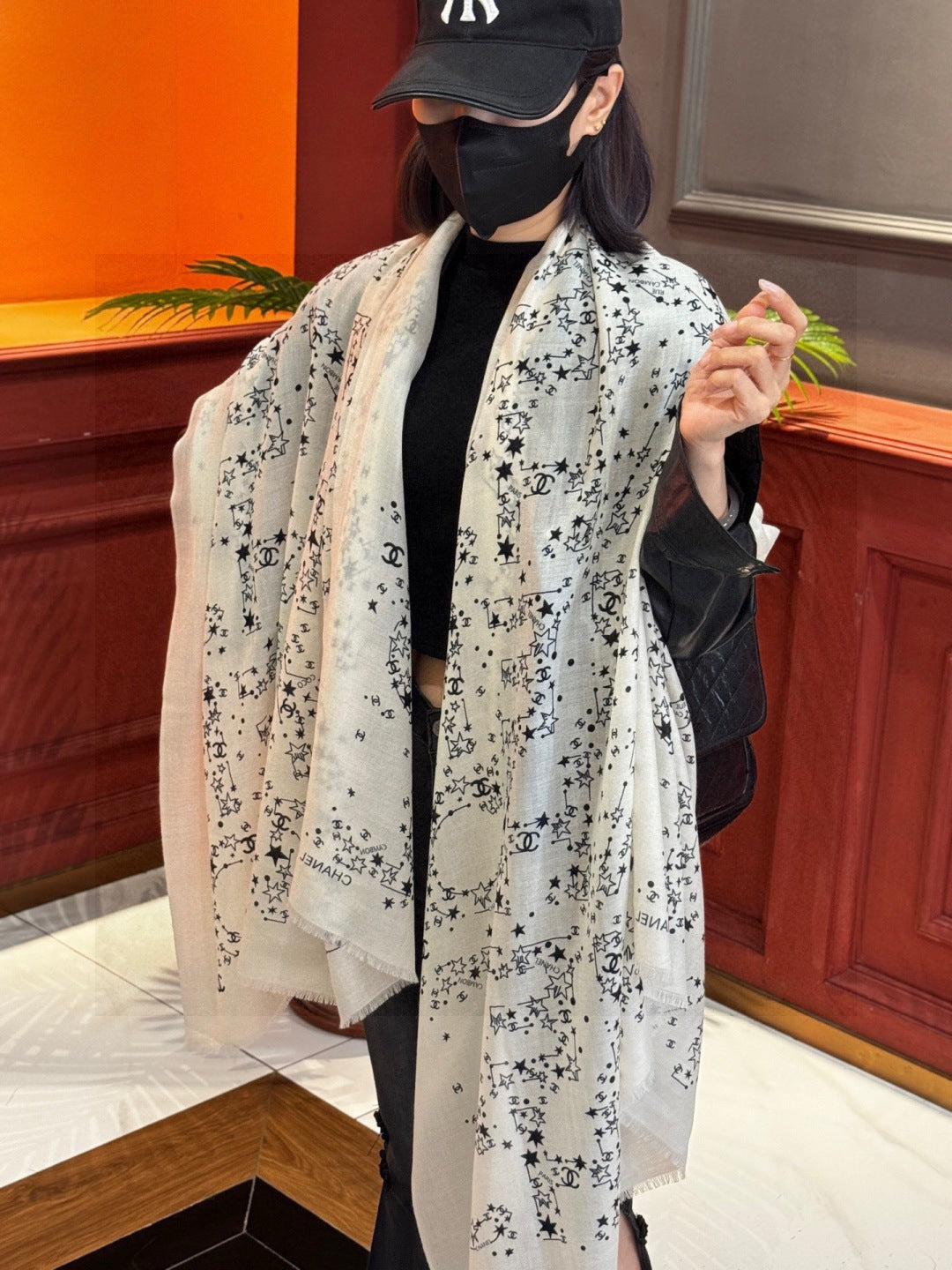 rose velvet fashion accessory for women - product detail view