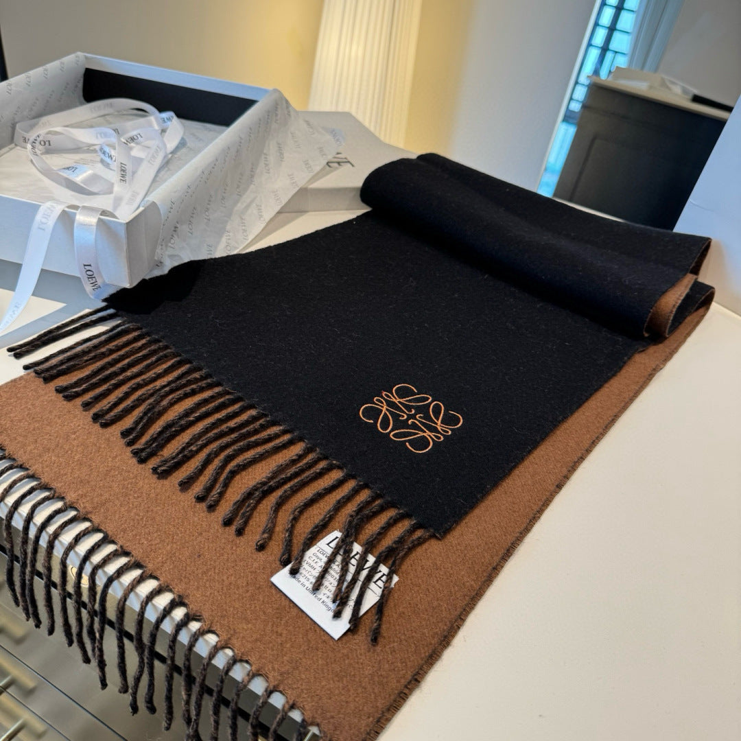 velvet elegant Scarf for unisex couple - alternate angle view 7