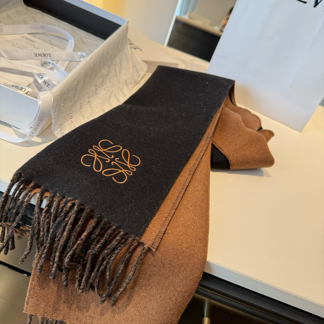 velvet elegant Scarf for unisex couple - alternate angle view 8