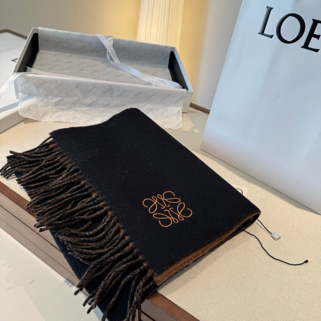 velvet elegant Scarf for unisex couple - alternate angle view 4