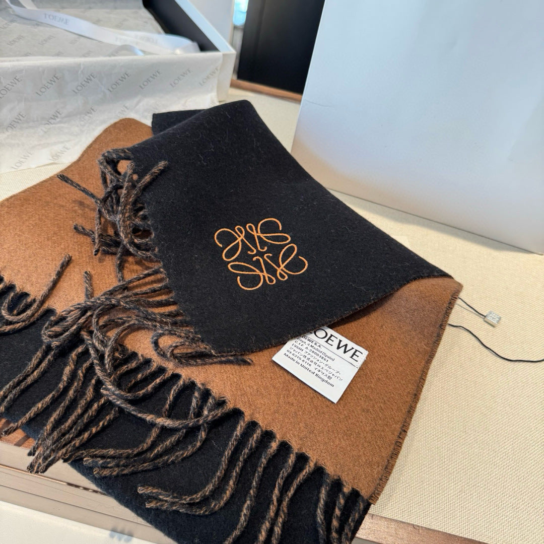 velvet elegant Scarf for unisex couple - alternate angle view 5