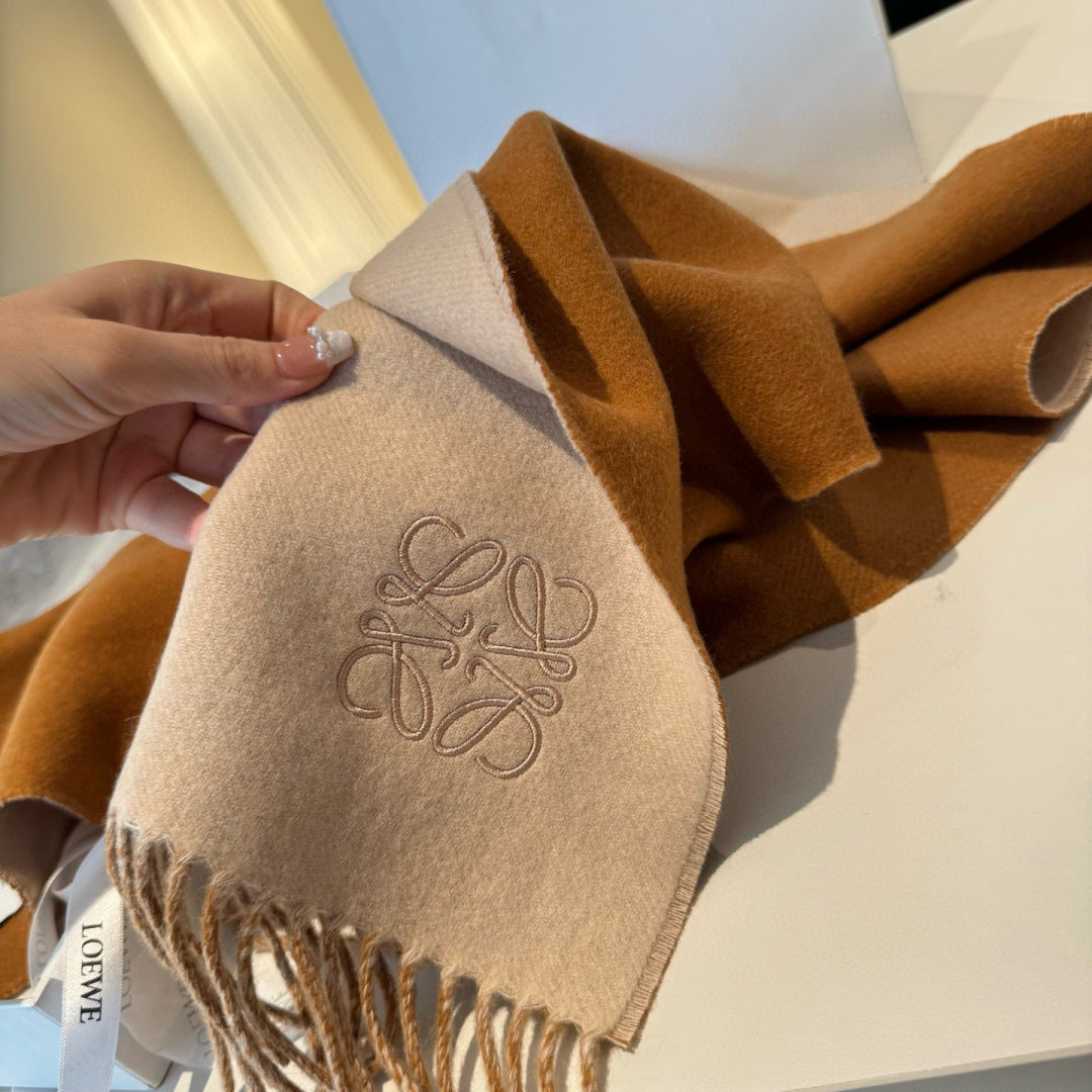 velvet elegant Scarf for unisex couple - alternate angle view 8