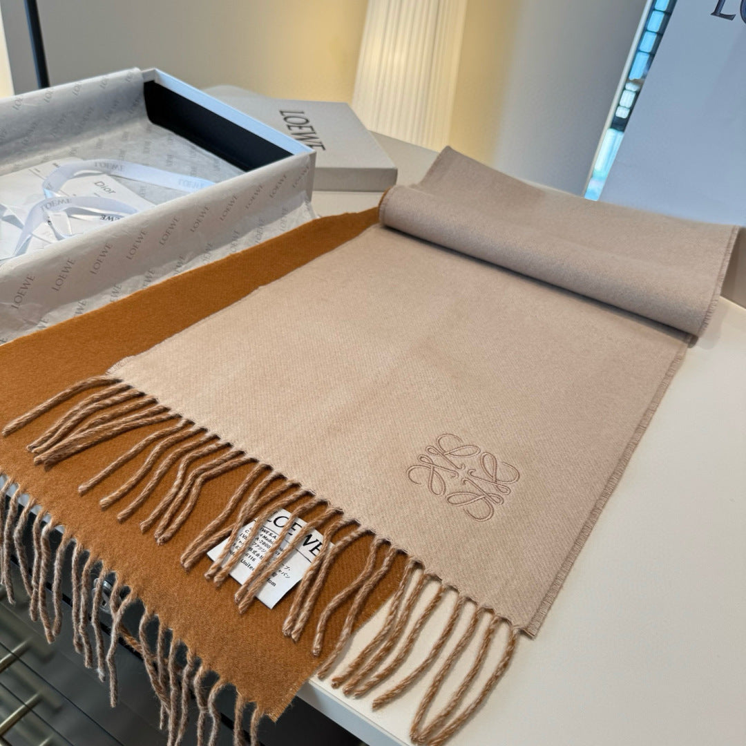 velvet elegant Scarf for unisex couple - alternate angle view 5