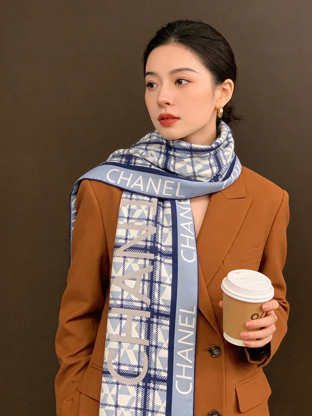 velvet elegant Shawl for women - product detail view