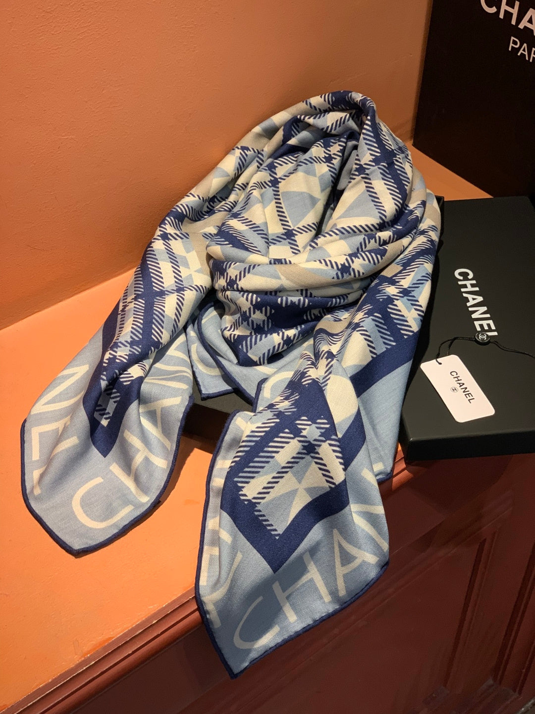 velvet elegant Shawl for women - alternate angle view 4