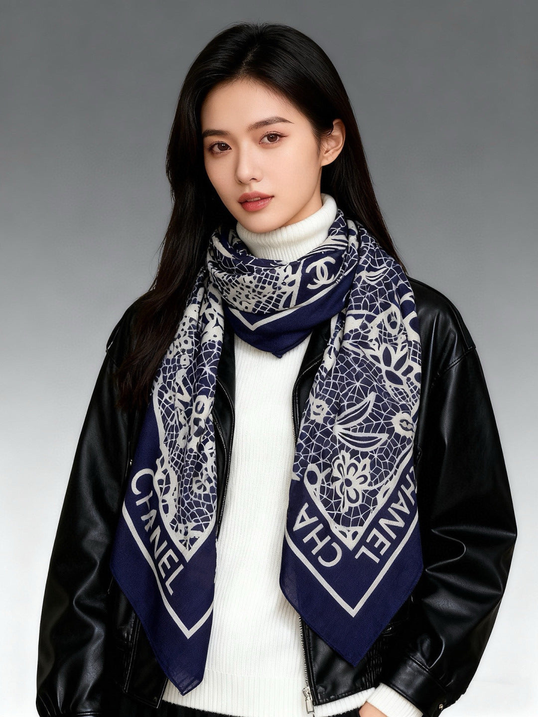 velvet elegant Shawl for women - product detail view