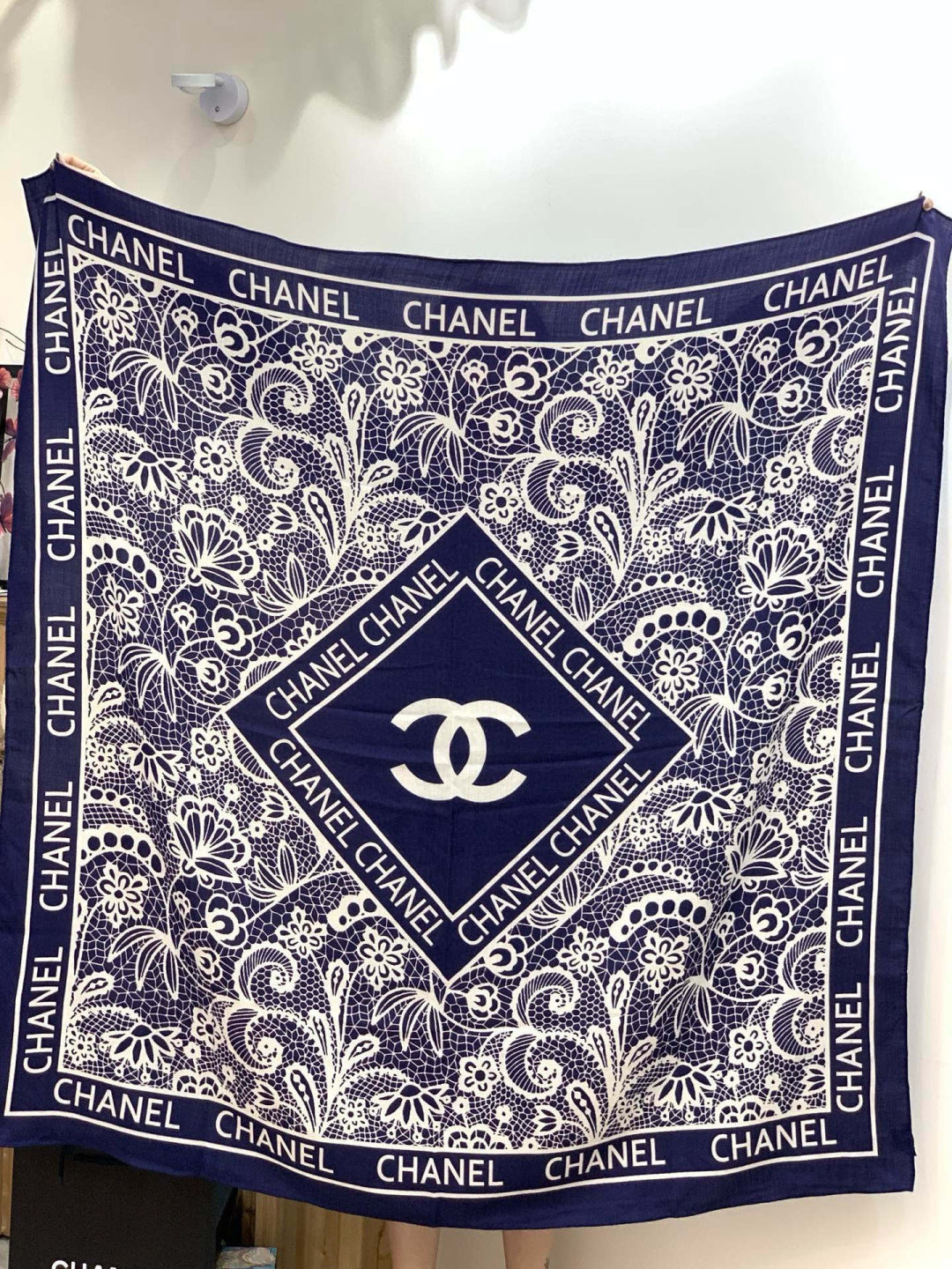 velvet elegant Shawl for women - alternate angle view 8