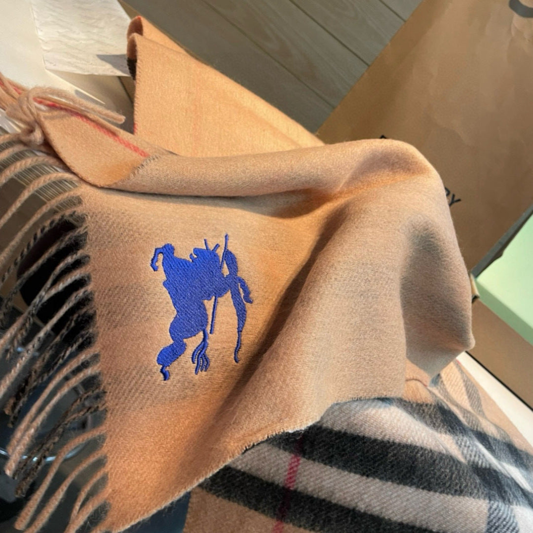 multicolor velvet luxury Scarf for women - alternate angle view 11