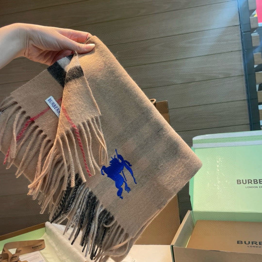 multicolor velvet luxury Scarf for women - alternate angle view 3