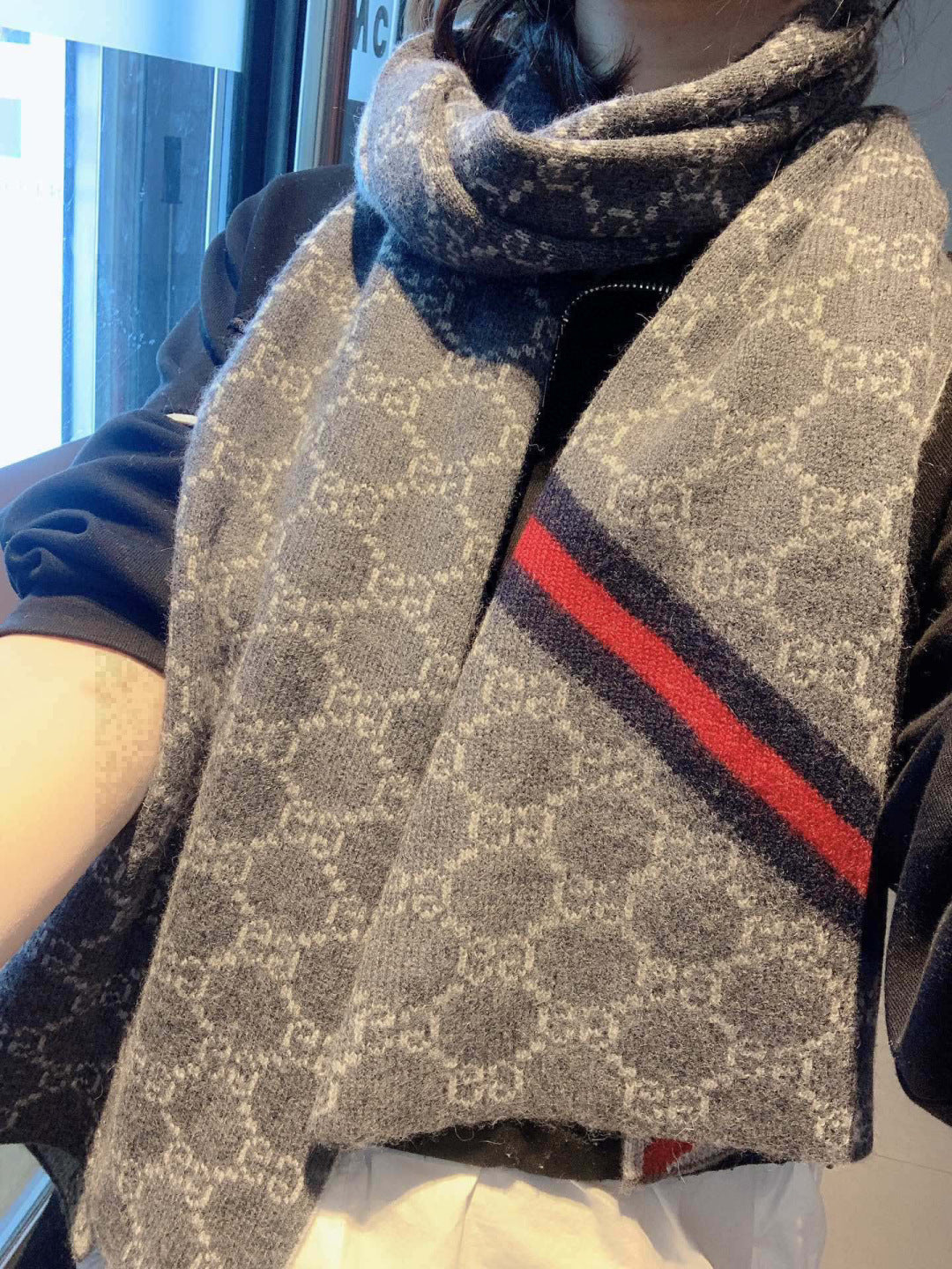 linen luxury Scarf for men - product detail view
