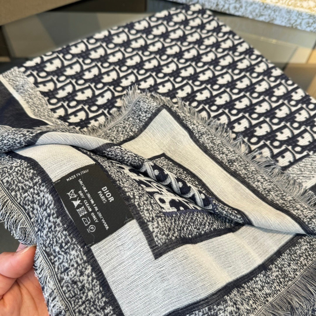 gray velvet floral Shawl for women - alternate angle view 4