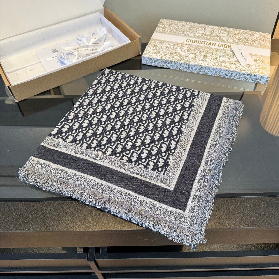 gray velvet floral Shawl for women - alternate angle view 3
