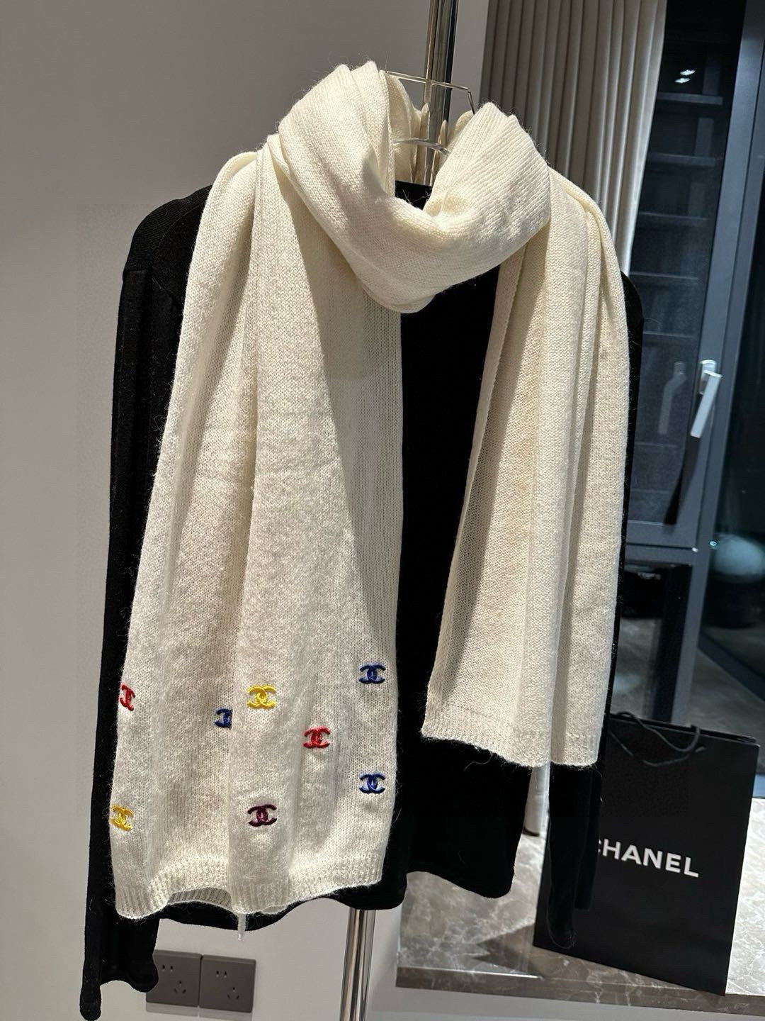 velvet versatile Shawl for women - alternate angle view 8