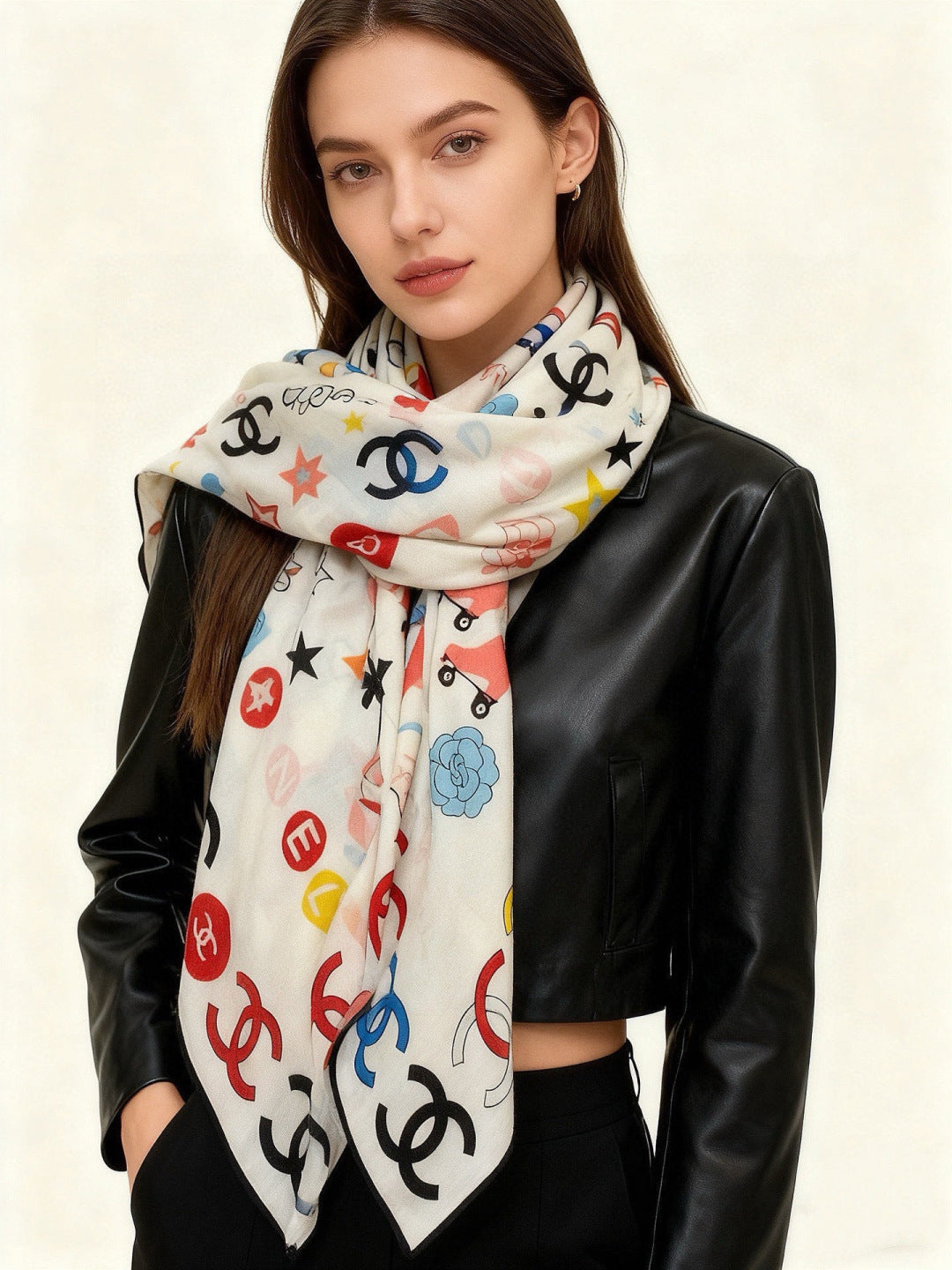 velvet elegant Shawl for women - product detail view