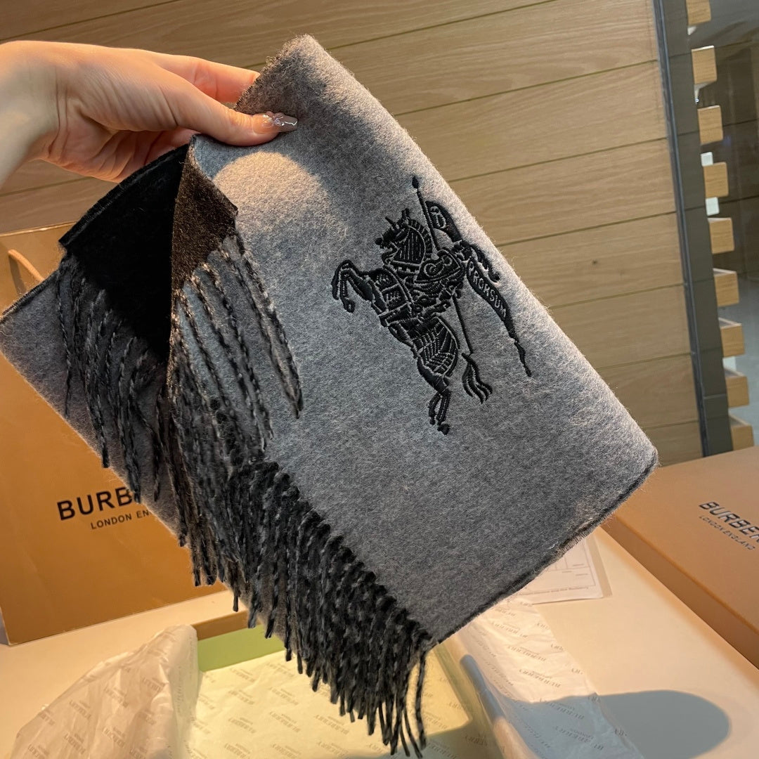 velvet stylish Scarf for men - alternate angle view 4