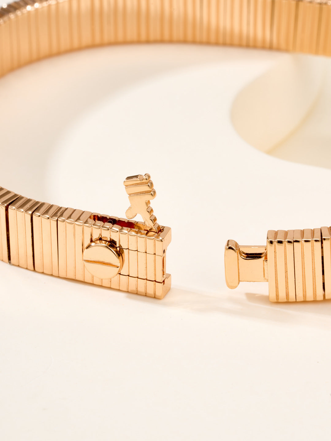 rose gold rose Bangle for women - alternate angle view 8