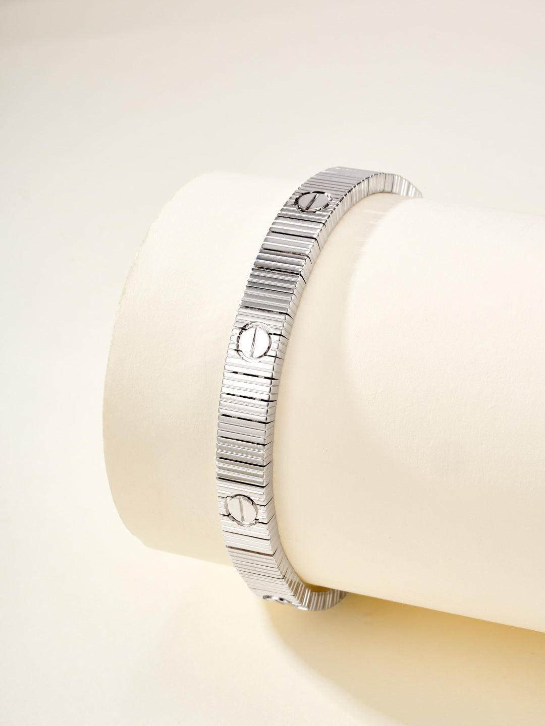 rose gold rose Bangle for women - alternate angle view 2