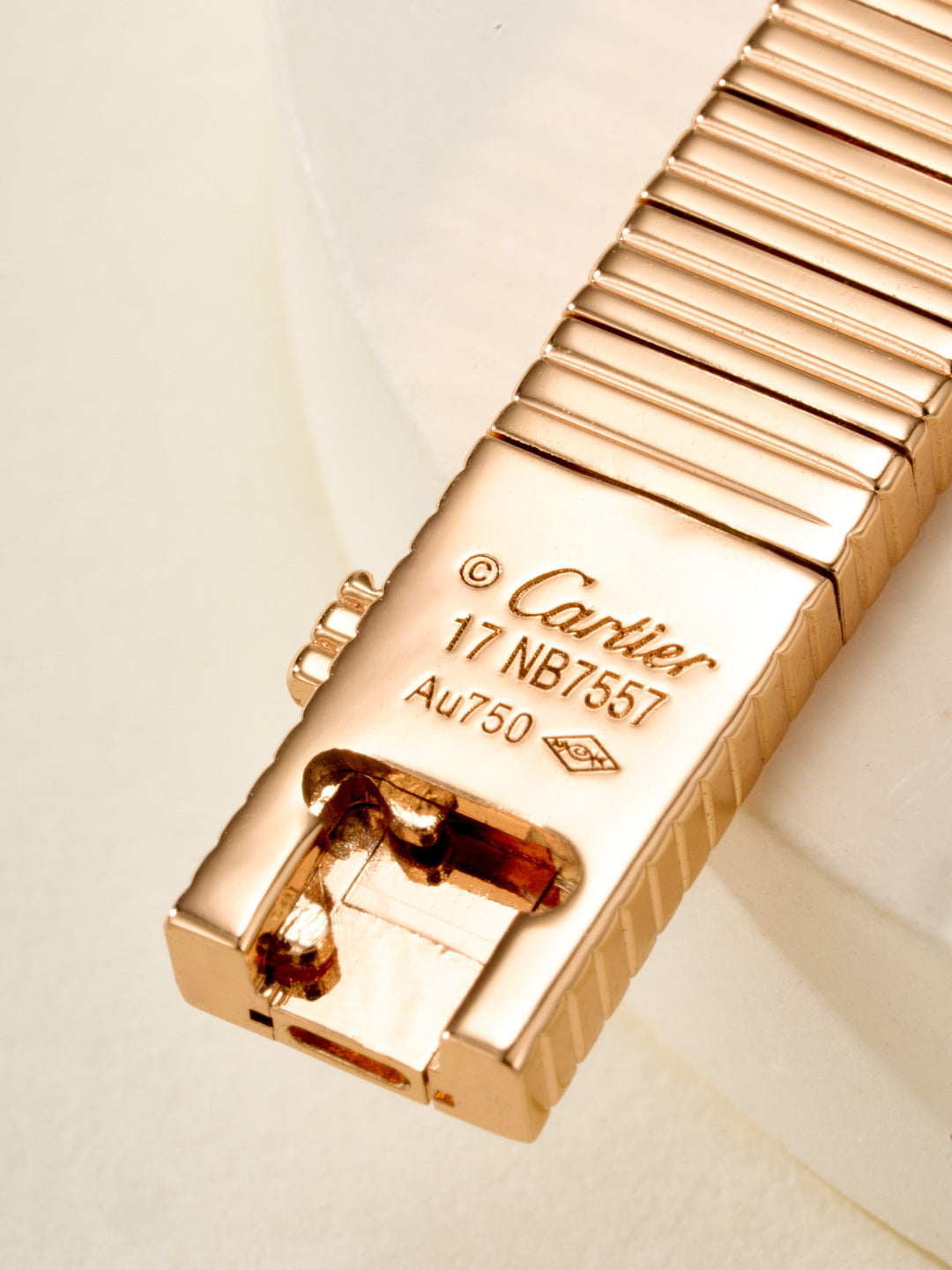 rose gold rose Bangle for women - alternate angle view 9
