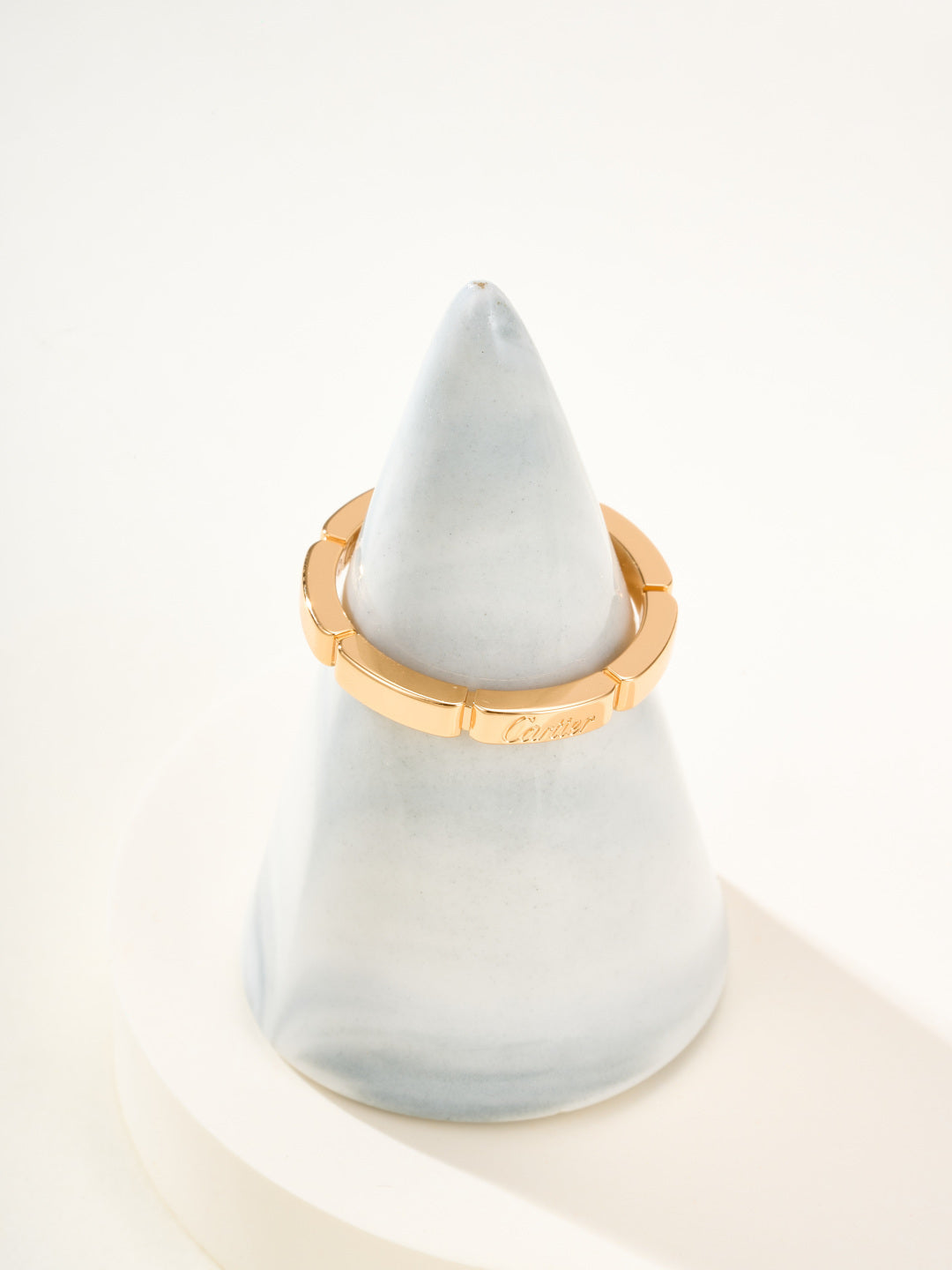 crystal minimalist Ring for unisex couple - alternate angle view 8